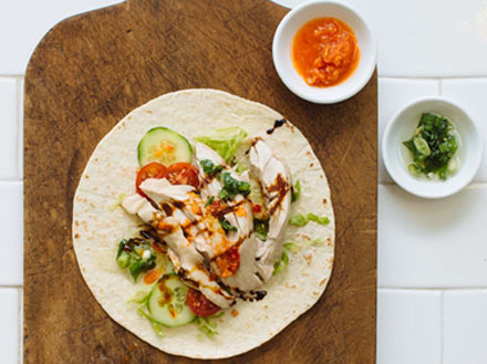 Hainanese Chicken Wrap